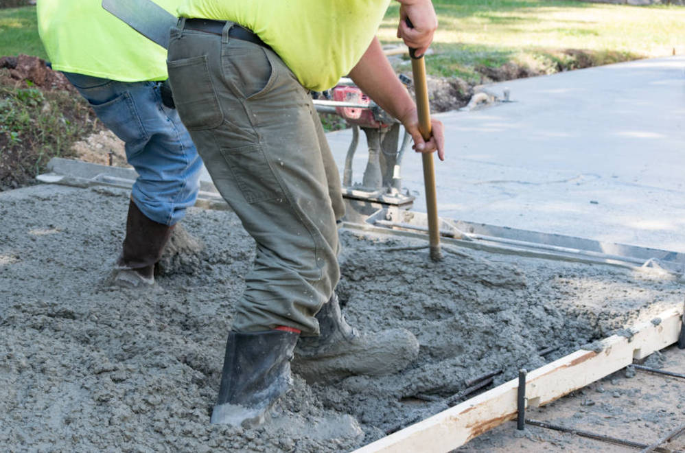 concrete pour Alpharetta